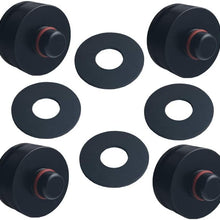 JGR Jack Lift Pad for Tesla Model 3, Billet Aluminum 4PCS Jack Point Pad Sturdy Adapter Protects Battery & Paint for Using with a Floor Jack, Jack Lift Pad