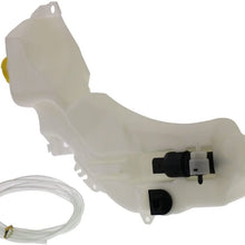 Windshield Washer Tank Assy compatible with Journey 09-18 W/Cap Pump and Sensor W/O Headlight Washer
