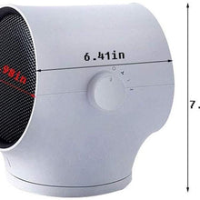 Zyyqt Mini Home Heater, Can Shake Head Hot Fan Desktop Mute Small Portable Home Dormitory Office Living Room Electric Heater