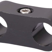 Wakauto 4Pcs Wire Clip Cable Fastener Stainless Steel Cable Clamp Pipe Clamp Metal Clamp Rubber Cushioned Cable Clamp