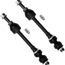 TUPARTS 2-Piece Front Sway Bar End Link Suspension Replacement fit 2006-2008 for D-odge R-am 1500 2003-2008 for D-odge R-am 2500 2004-2008 for D-odge R-am 3500 2WD/RWD ONLY Part