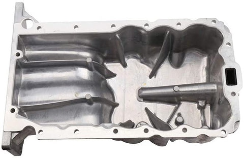Engine Oil Pan L4 1.4L Compatible with 11-16 CRUZE / 12-19 SONIC / 13-19 TRAX -13-16 ENCORE replace 25196123 55568035 55573111 GMP70A
