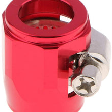 1Pc An6 Universal Car Hose End Finish Fuel Oil Water Line Clamp Clip Red Terminado De Clamp Termine Auto Replacement Parts