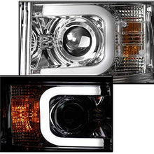 ZMAUTOPARTS For 2014-2015 Chevy Silverado 1500 LED DRL Chrome Projector Headlights Headlamps