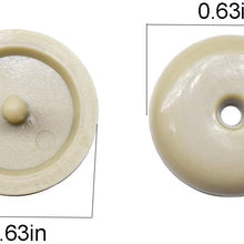 Seat Belt Stop Button Buttons Prevent Seat Belt Buckle from Sliding Down The Belt Set of 4 Plastic Seat-Belt Stopper Clips Snap-On System No Welding Required Beige