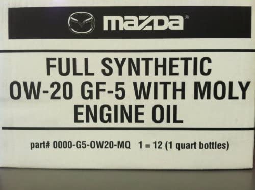 12PK MAZDA FULL SYNTHETIC 0W-20 GF-5 WITH MOLY ENGINE OIL