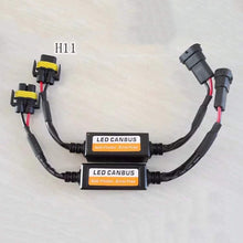 Wakauto 2pcs Car LED Headlamp Decoder H11 Load Resistor Error Free Anti-flicker Harness Canbus Headlight Bulb EMC Decoder