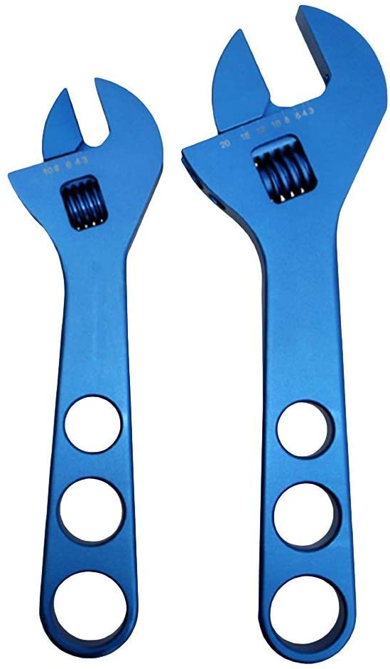 ProForm 67729 3-8 AN/10-20 an Anodized Aluminum Adjustable an Wrench - Pair