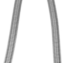 Suuonee Cooling Water Pipe, 48in Car Stainless Steel Engine Hose Kit Cooling Water Pipe Accessory Silver