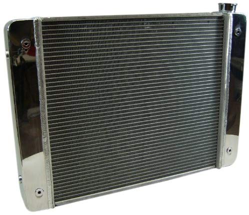 PRW 5401931 Aluminum Radiator with Polished End Tank and Top Cover for GM