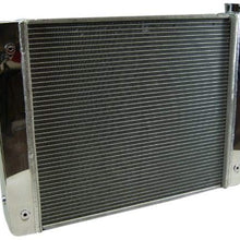 PRW 5401931 Aluminum Radiator with Polished End Tank and Top Cover for GM