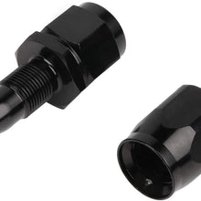 ANPART AN6 20Ft Braided Fuel Line Hose Stainless steel braided fuel gas pipe hose and AN6 10 pcs Swivel Hose End Fittings