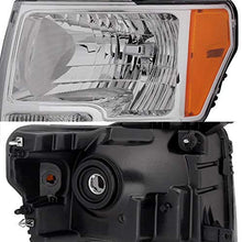 For 09-14 Ford F150 F-150 For Non Projector Headlight Model Pickup Truck Headlight Direct Replacement