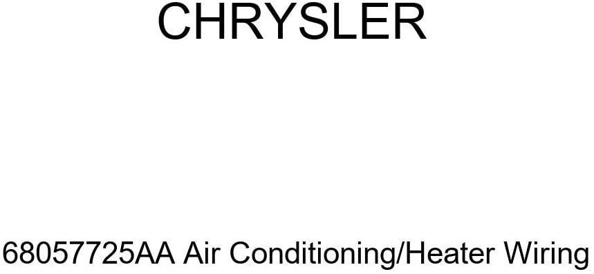 Genuine Chrysler 68057725AA Air Conditioning/Heater Wiring