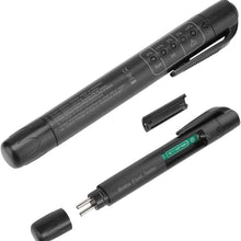 Aramox Car Brake Fluid Tester, Universal Brake Oil Fluid Tester Pen with 5 LED Indicators for DOT3 DOT4 Brake Fluid