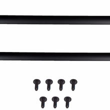 1 Pair Black Al Roof Rack Cross Bars Top Rail Carries For 09-14 MuranoCar Crossbars Accessories Outdoor Rooftop Car Top Luggage Cargo Carrier
