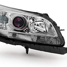 For 13-15 Chevy Malibu LT/LTZ/Eco Models Chrome Headlight Front Lamp Passenger Right Side Driect Replacement