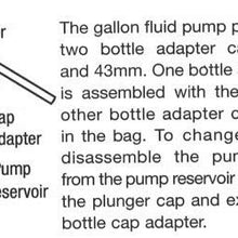 Slippery Pete Fluid Pump for Gallon Bottles and Wide Mouth Quart Bottles - Transfer Gear Oil, Transmission and Differential Fluid, Antifreeze with This 30cc Hand Pump