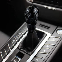 Lunsom Skull Shifter Knob Hand Bone Resin Car Transmission Shifter Stick Handle Head Fit Universal Automatic Manual Vehicle (Black)