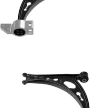 Pair Set of 2 Front Suspension Control Arms & Bushings Lemforder For A3 Eos R32