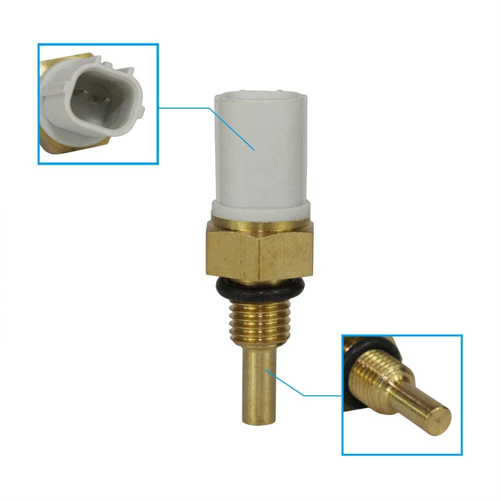 TAMKKEN Engine Coolant Temperature Sensor Switch Fit 37870-PLC-004 for Honda Civic Element Pilot Ridgeline Accord S2000 CR-V Odyssey Acura RL TSX RSX TL MDX 2001 2002 2003 2004 2005 2006 2007-2011
