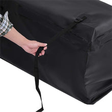 Hitch Cargo Bag Waterproof, 20 Cubic Feet Sturdy Zippers Car Trailer Hitch Cargo Bag with 6 Lashing Straps, Fits All Cars with Rack, 59 x 24 x 24 inch (Black)