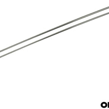 OMAC Chrome Front Grill Lower Trim Stainless Steel 2 Pcs.for Nissan Rogue Sport 2017-2020