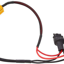 uxcell 2pcs DC 9-16V 3156 Single Resistor Decoder Line Car Warning Error Canceller