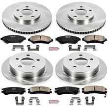 Power Stop KOE1544 Autospecialty Front and Rear Replacement Brake Kit-OE Brake Rotors & Ceramic Brake Pads