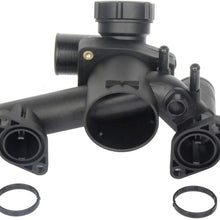 LSAILON Water Outlet Housing Thermostat Kit Compatible with for Ford Thunderbird 2003-2005,for Lincoln LS 2003-2006 902-903
