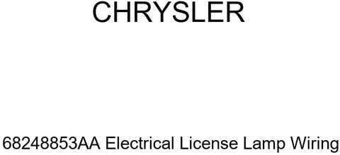 Genuine Chrysler 68248853AA Electrical License Lamp Wiring