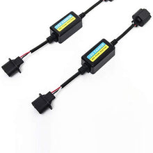 PAIR LED Conversion Kit Headlight Canbus Error Free Anti Flickering Resistor Decoder - H13 9008
