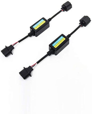 PAIR LED Conversion Kit Headlight Canbus Error Free Anti Flickering Resistor Decoder - H13 9008