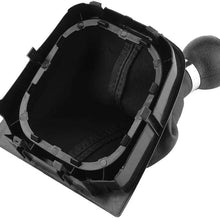 Car Gear Shift Knob, 5 Speed Auto Gear Shifter Boot Cover Replacement Gearstick Gaiter Boot for Golf 6 MK5 MK6 Jetta 2005-2014