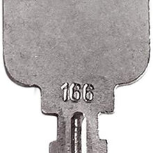 Weelparz Forklift Key 1430 166 For Hyster Heavy Equipment Daewoo Yale JLG Gradall Gehl Crown Construction Ignition Key Set (10 Keys)