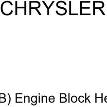 Genuine Chrysler (5086737AB) Engine Block Heater Cable