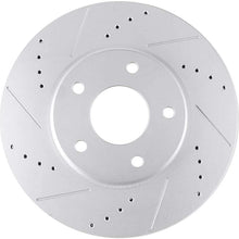 Front Brake Rotors Discs Drilled Slotted HUBDEPOT fit for 2003-2004 I-nfiniti M45,2002-2006 I-nfiniti Q45,2004-2009 2011-2017 N-issan Quest