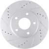 TUPARTS Front Brake Rotors with Slotted Drilled fit for 2003-2004 I-nfiniti M45, 2002-2006 I-nfiniti Q45, 2004-2009 2011-2017 Quest