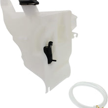 Washer Reservoir Windshield Expansion Tank Single Pump Type w/Washer Pump and Cap compatible with Vehicles