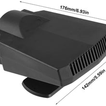 Samfox Car Defroster, Portable Car Windshield Window Defroster Ceramic Heater Cooler Fan, 12V 250W