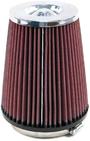 K&N Universal Clamp-On Air Filter: High Performance, Premium, Washable, Replacement Filter: Flange Diameter: 4 In, Filter Height: 6.5 In, Flange Length: 0.625 In, Shape: Round Tapered, RC-5149