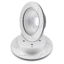 AUTOMUTO Rear Rotors Drilled Slotted Discs Brake Rotor fit for 2010 2012 2014 2017 Chevrolet Equinox,2011 2013 2015 2016 GMC Terrain