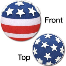 Tenna Tops Patriotic USA American Flag Car Antenna Topper / Rear View Mirror Dangler / Desktop Spring Stand Bobble