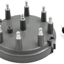 uxcell 8233 Car Ignition Distributor Cap and Rotor Kit for Ford Bronco Mustang F150 F250 F350 E150 E250 E350 DC 12V