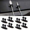 TRUE LINE Automotive Car 8 Piece Cord USB Cable Line Clip Holder Car Wire Organizer