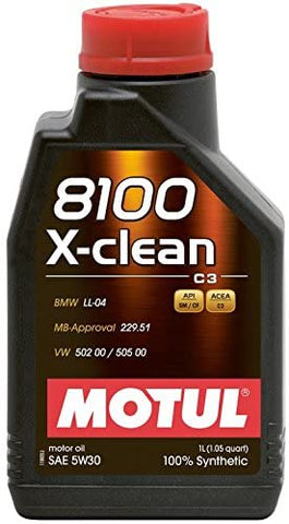 Motul 8100 5W30 X-Clean Engine Oil 1L (Pack of 4)