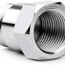 2 PCS Oxygen O2 Sensor Defouler Straight M18 X1.5 Mounting Bung Fitting Stainless Steel