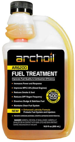 Archoil AR6200 (16 oz) Fuel Treatment - Treats 500 Gallons - Diesel Additive/Fuel Additive