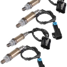 4Pcs Upstream Downstream O2 Oxygen Sensor 234-4012 Fit For Chevrolet/Suburban/Express/Silverado/GMC Sierra Yukon C1500 C2500 K1500 K2500 SG454 SG272 234-4018 13474
