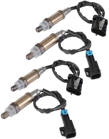4Pcs Upstream Downstream O2 Oxygen Sensor 234-4012 Fit For Chevrolet/Suburban/Express/Silverado/GMC Sierra Yukon C1500 C2500 K1500 K2500 SG454 SG272 234-4018 13474